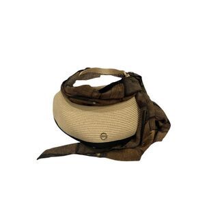Borbonese Beige Papier Women Hat With Women's Scarf